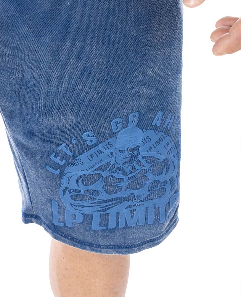 Shorts Let's Go Ahead Stonewashed Jersey Pique