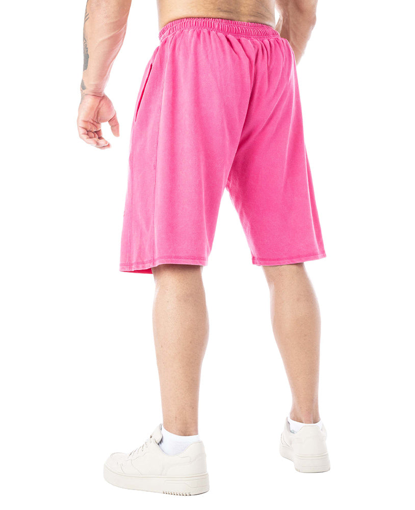 Shorts Let's Go Ahead Stonewashed Jersey Pique