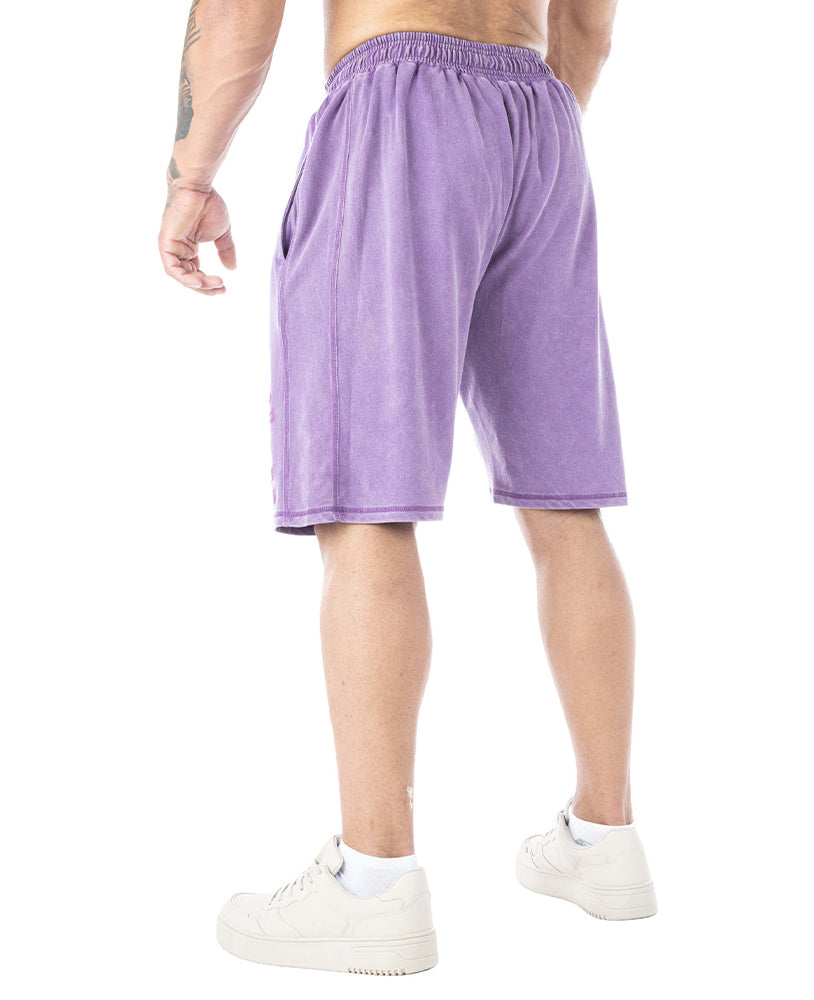 Shorts Let's Go Ahead Stonewashed Jersey Pique