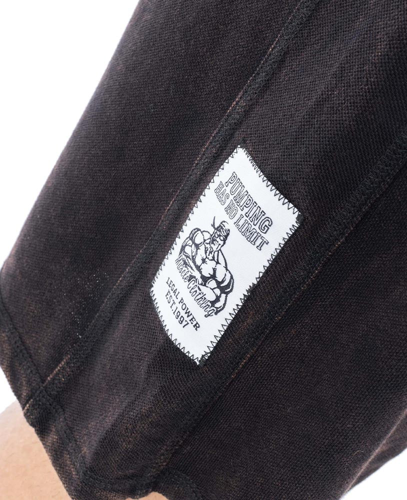 Shorts Bodybuilding Stonewashed Jersey Pique