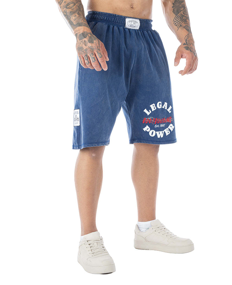 Shorts Bodybuilding Stonewashed Jersey Pique
