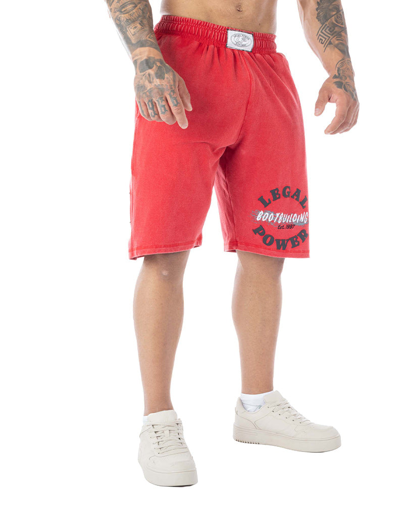 Shorts Bodybuilding Stonewashed Jersey Pique
