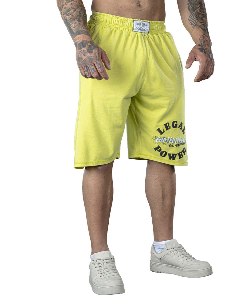 Shorts Bodybuilding Stonewashed Jersey Pique