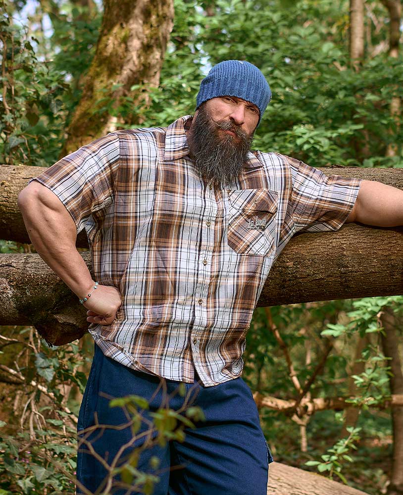 Kurzarm-Hemd LpLimits Athlete Dobby Kariert