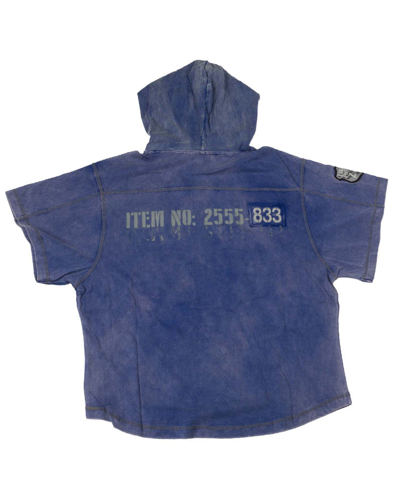 Rag Top Hoodie Stonewashed Pique Jersey