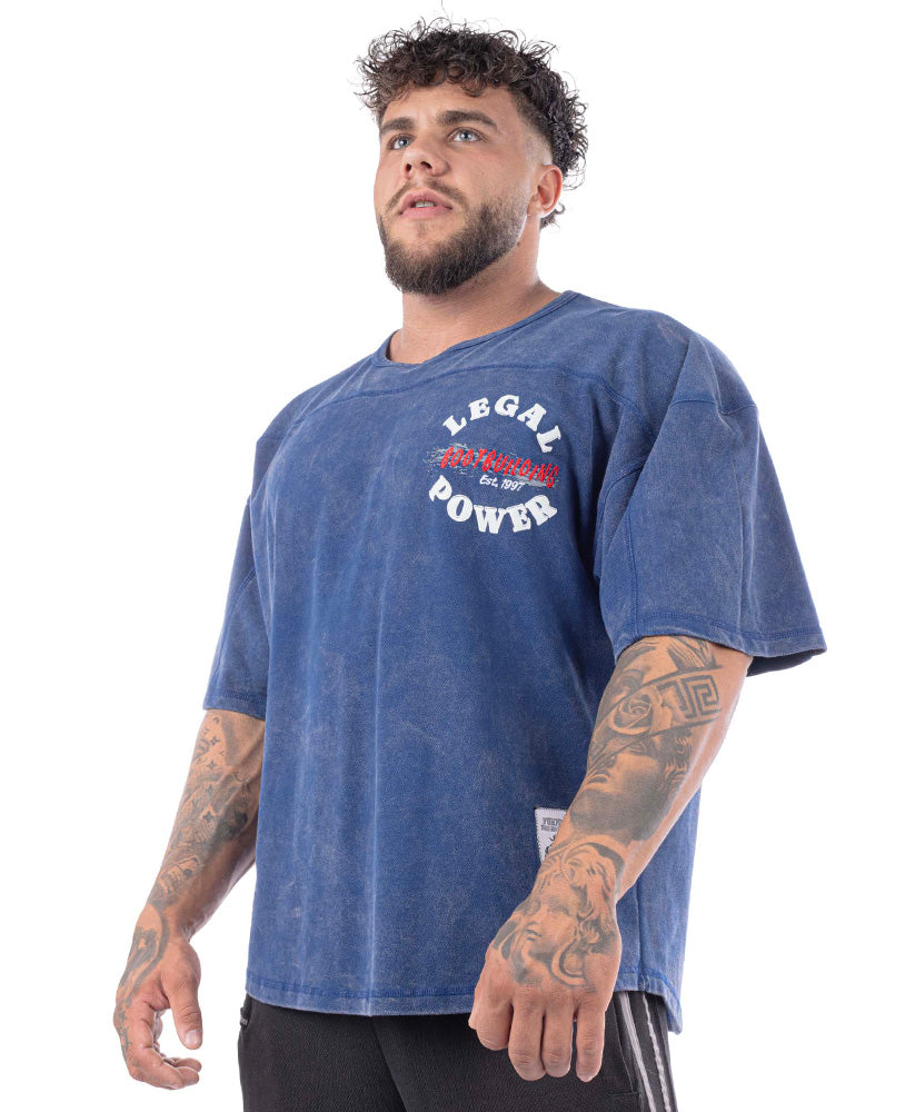 Rag Top Bodybuilding Stonewashed Jersey Pique
