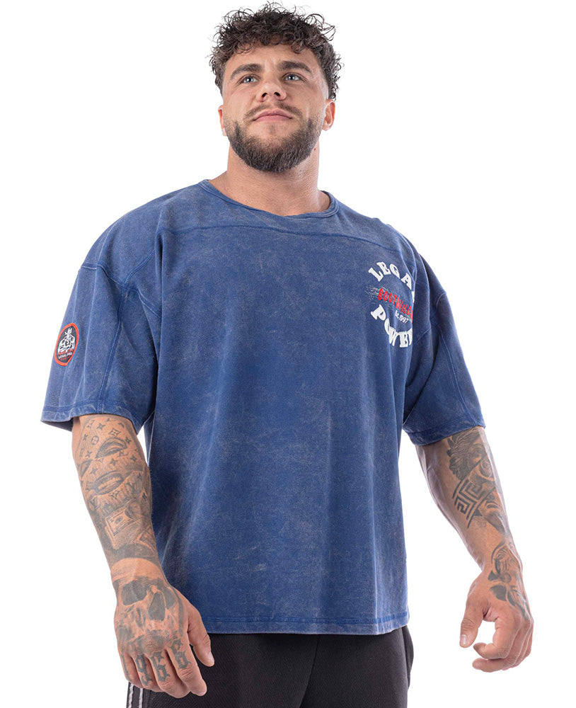 Rag Top Bodybuilding Stonewashed Jersey Pique