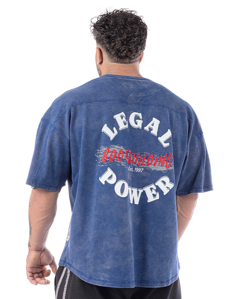 Rag Top Bodybuilding Stonewashed Jersey Pique