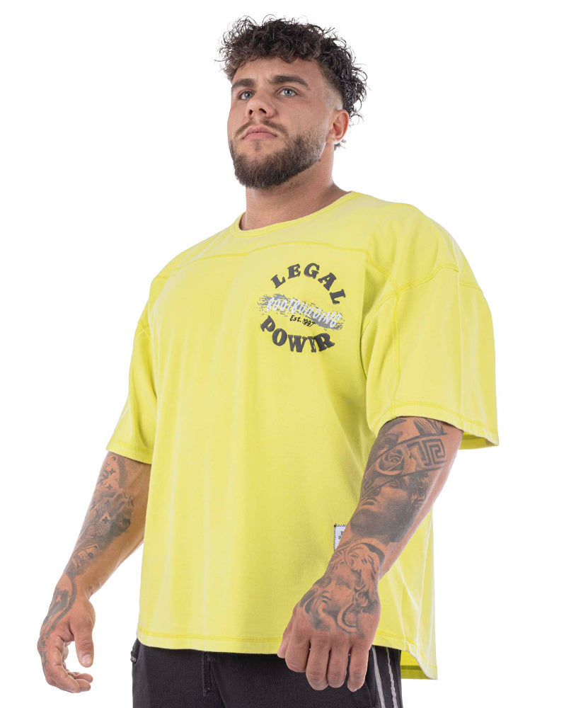 Rag Top Bodybuilding Stonewashed Jersey Pique