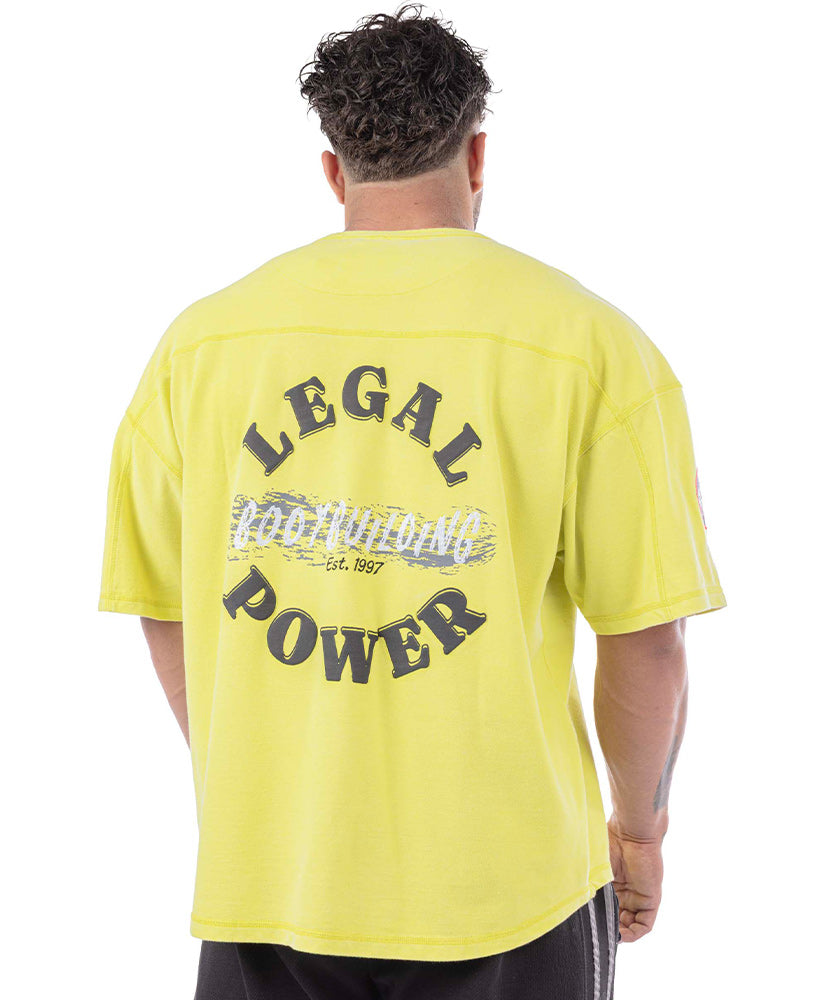Rag Top Bodybuilding Stonewashed Jersey Pique