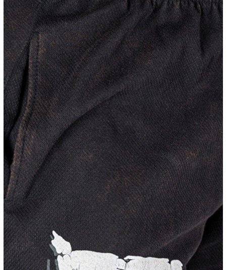 Pantalon de corps en maille de pluie tricotée délavée
