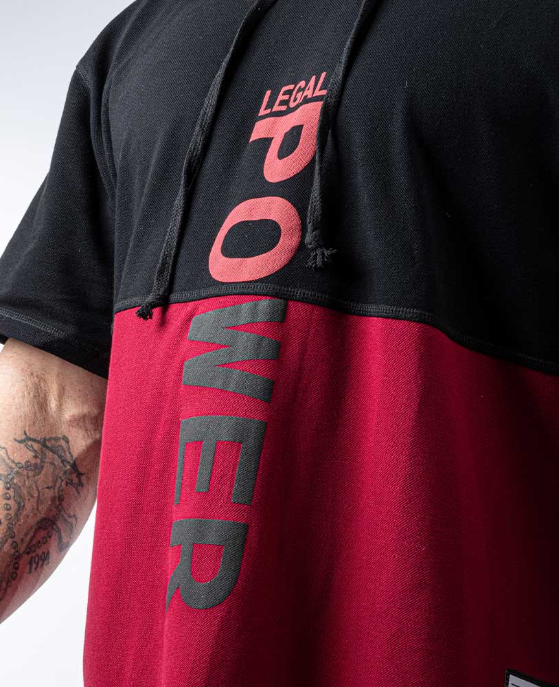 Rag Top Power Split Hoodie Jersey Pique - Legal Power