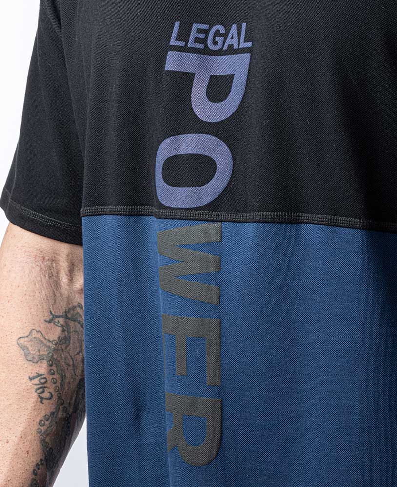 Rag Top Power Split Jersey Pique - Legal Power