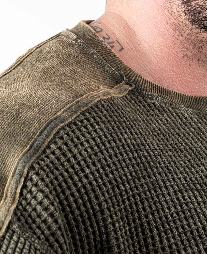Sweater Legal Power Stonewashed Waffel Pique - Legal Power