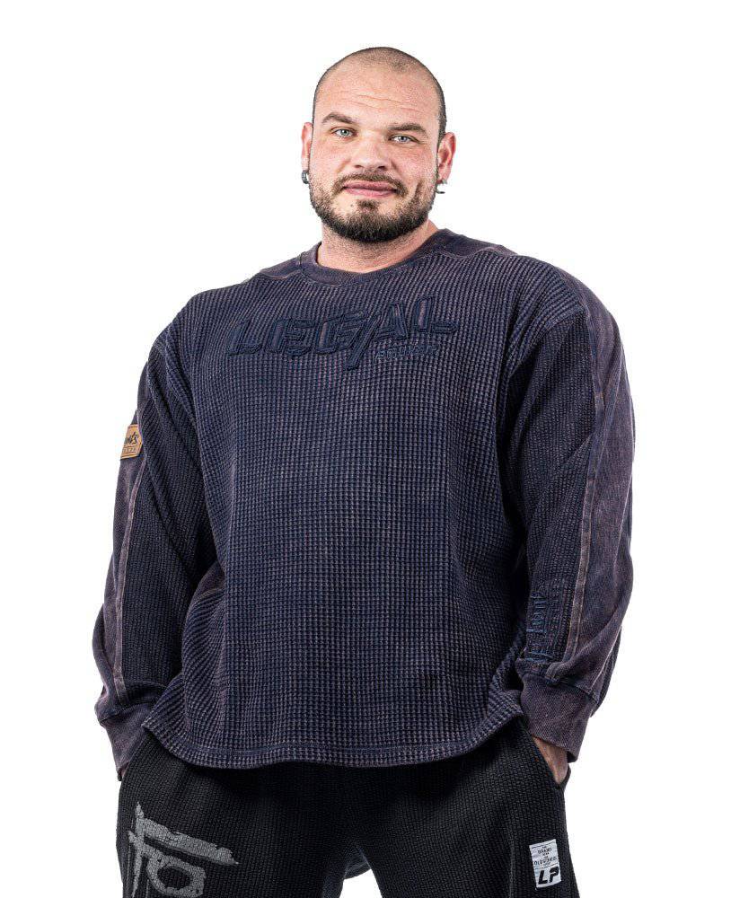 Sweater Legal Power Stonewashed Waffel Pique - Legal Power