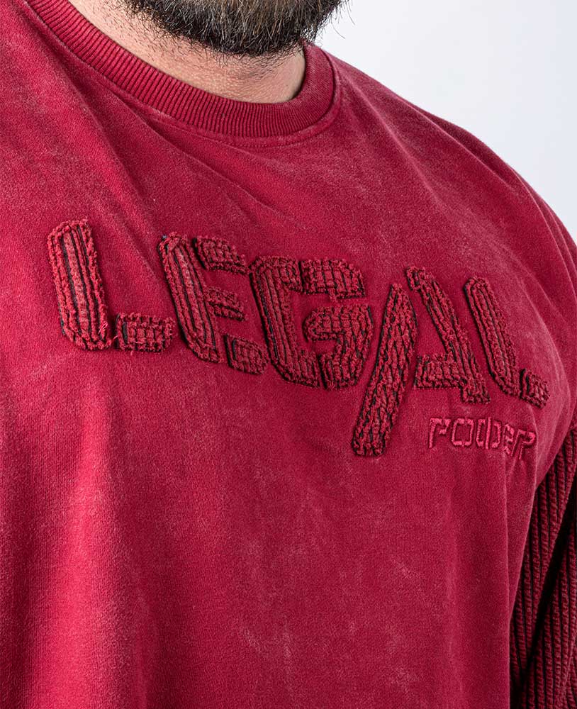 Sweater Legal Power Stonewashed Bostomix - Legal Power