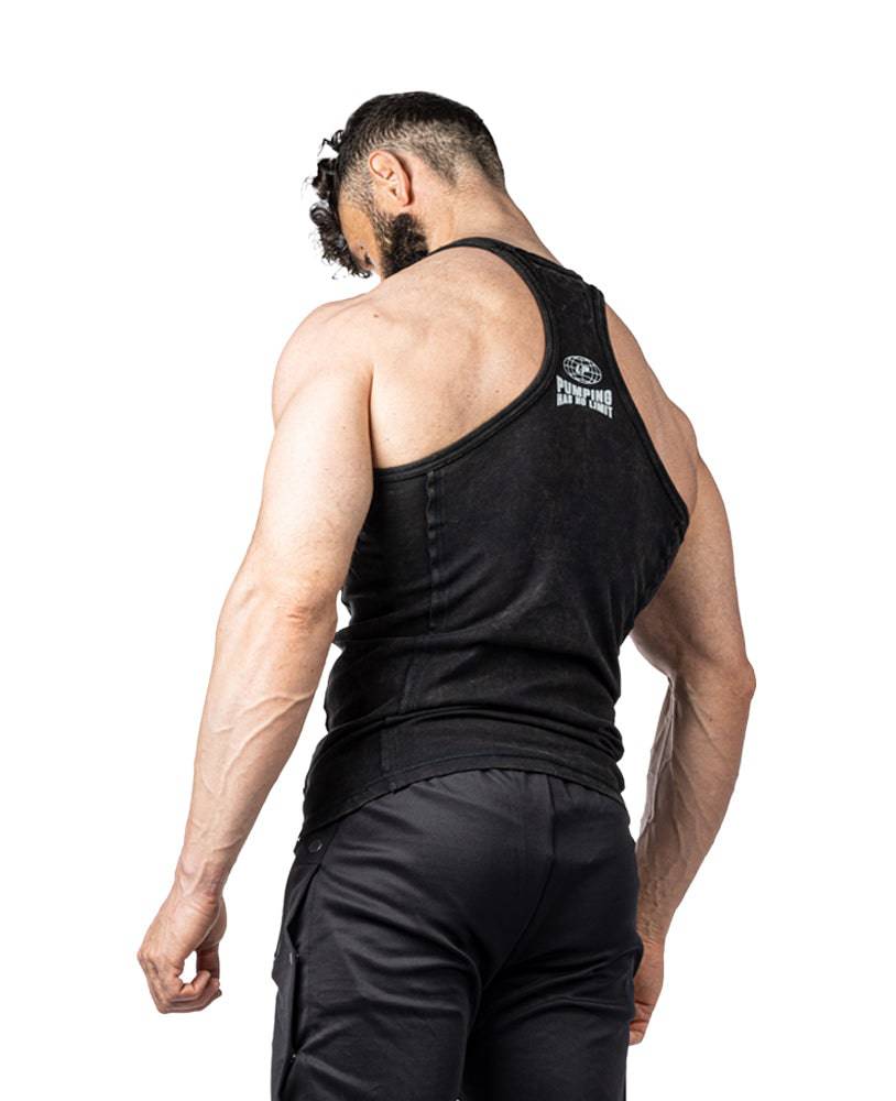 Tanktop Pumping has no Limit Stonewashed Ribbed - Legal Power