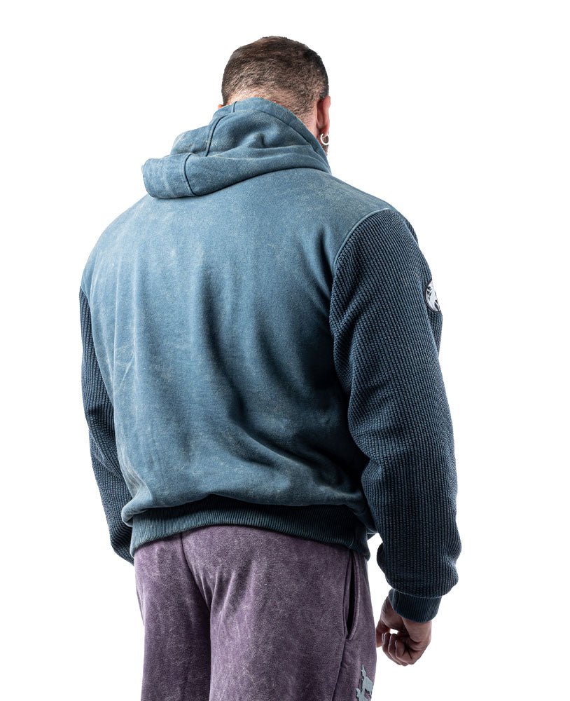 Heavy Zip Hoodie Devils Stonewashed Bostomix Fleece - Legal PowerHoodie