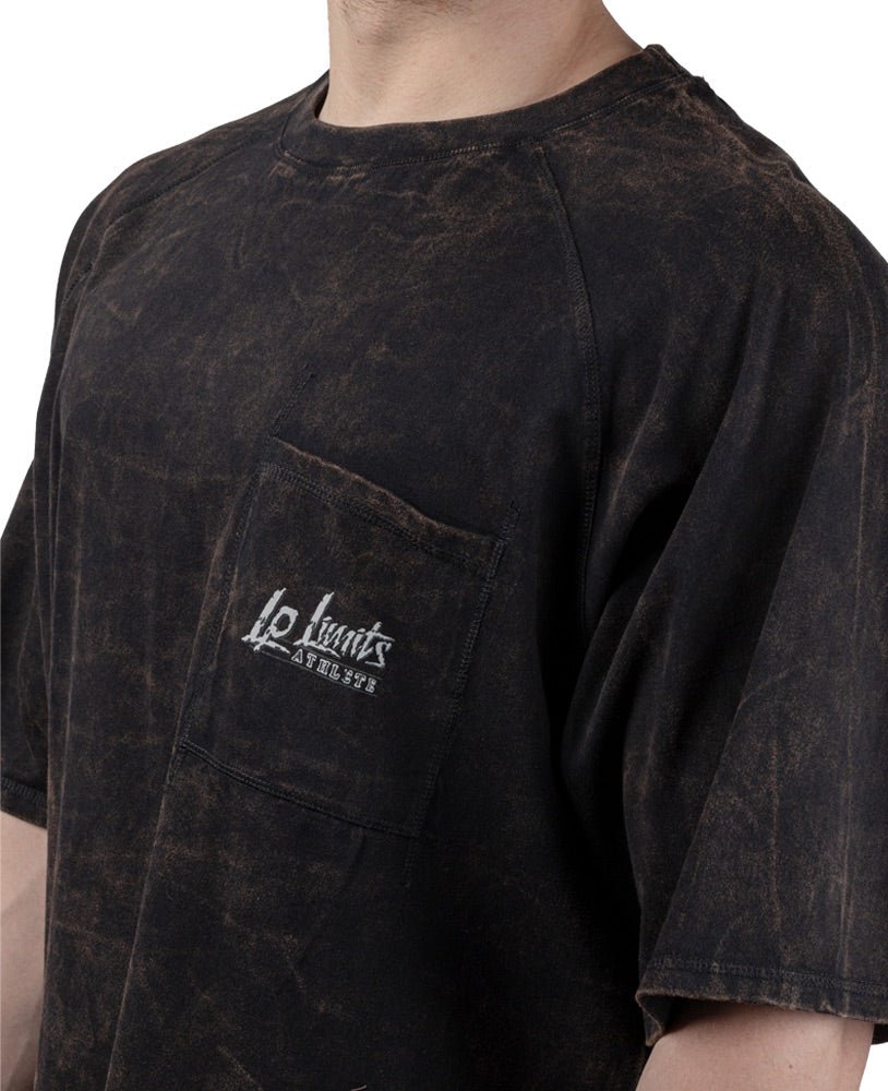 Oversize T-Shirts Stonewashed Pique Jersey