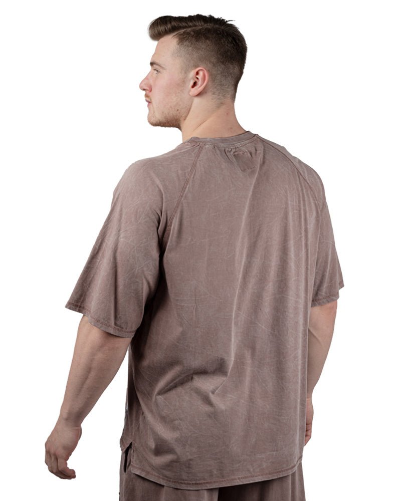 T-shirts oversize Jersey piqué délavé