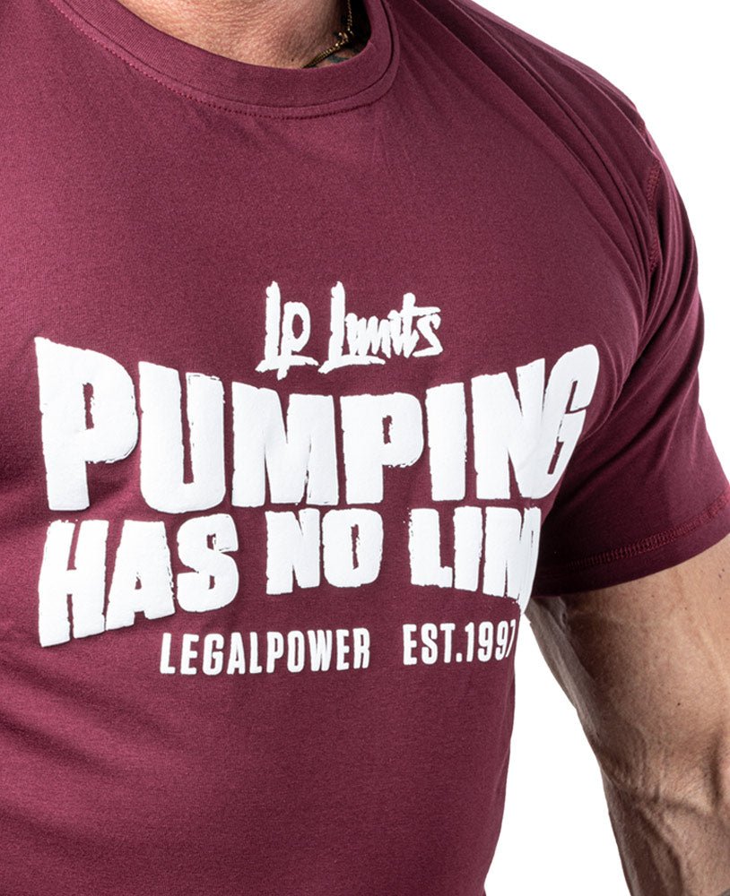 T-Shirt Pumping has no Limit Heavy Jersey