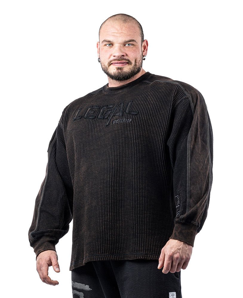 Sweater Legal Power Stonewashed Waffel Pique - Legal PowerSweaterSweater