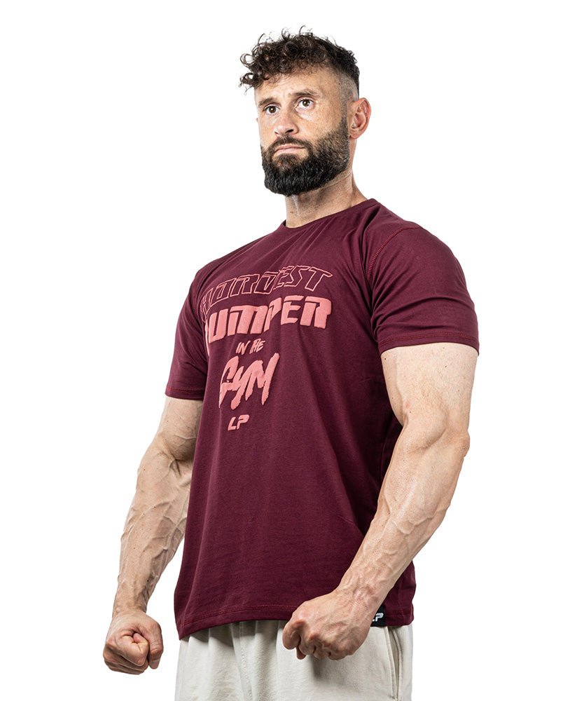 T-Shirt Hardest Pumper in the Gym Single-Jersey - Legal Power