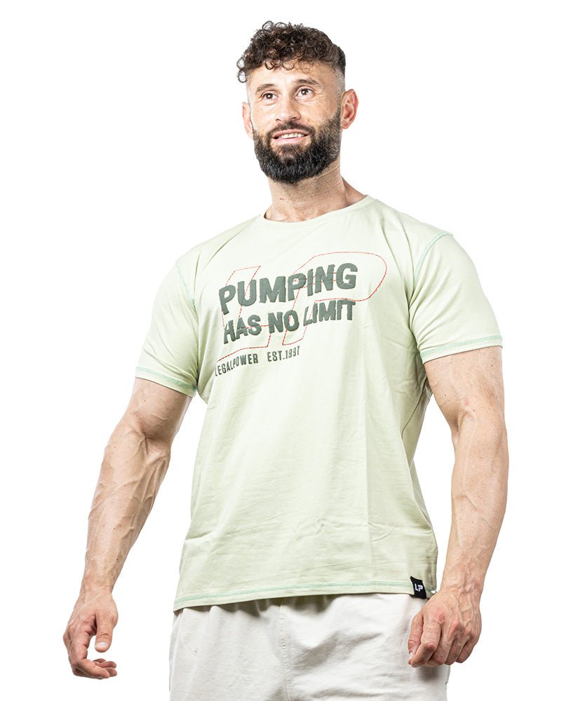 T-Shirt Pumping has no Limit Single-Jersey - Legal PowerT-Shirts