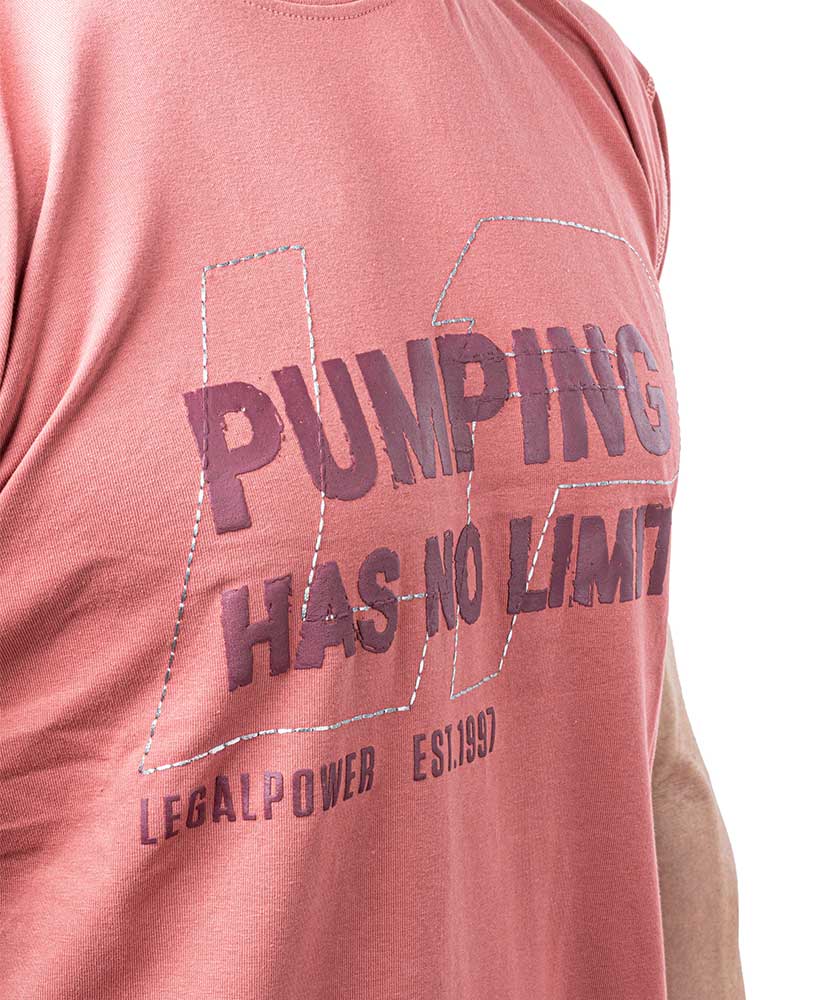 T-Shirt Pumping has no Limit Single-Jersey - Legal PowerT-Shirts